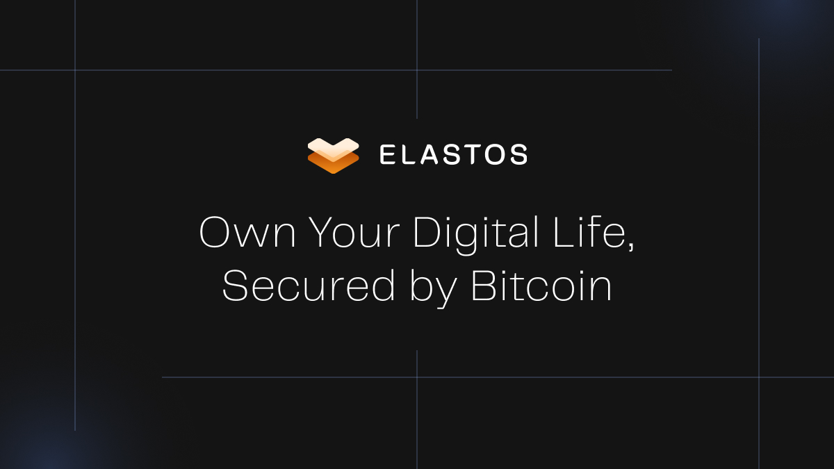 Elastos - Web3 Infrastructure Secured by Bitcoin